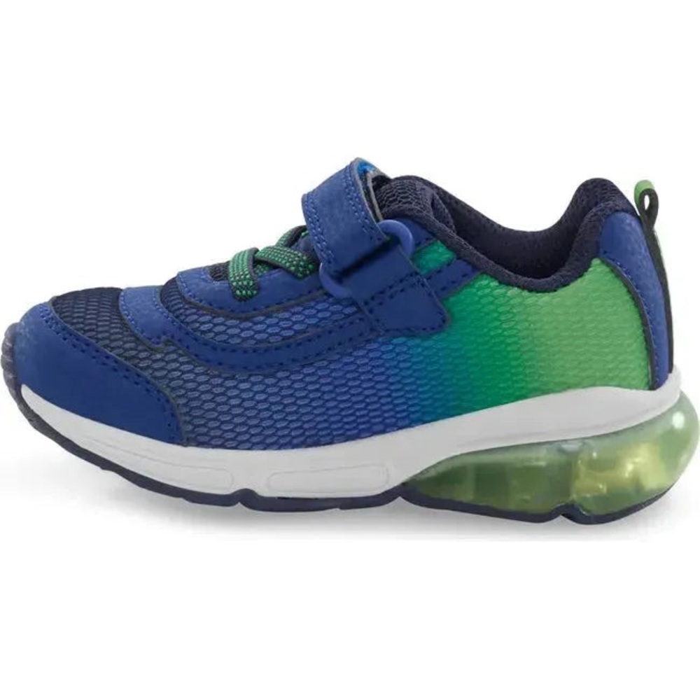 Stride Rite Blue and Green Kids Sneakers - Picture 2 of 4